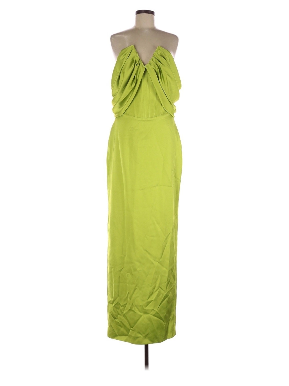 I.H.F Atelier Equinox Luxury Gown in Lime Green – Size L